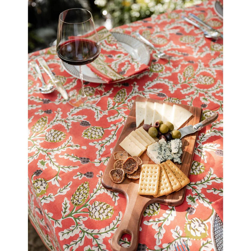 Harvest Pinecone Tablecloth (60&