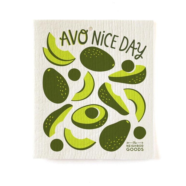 Avocado Dish Towel Sponge Set