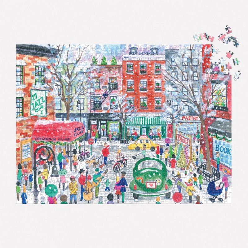 Christmas in Greenwich Village Puzzle