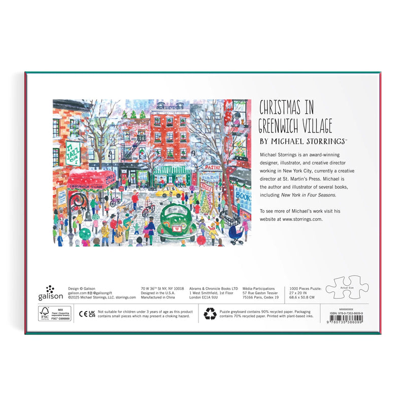 Christmas in Greenwich Village Puzzle