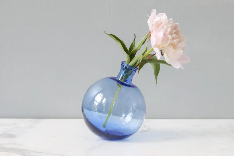Sphere Bud Vase (Blue)