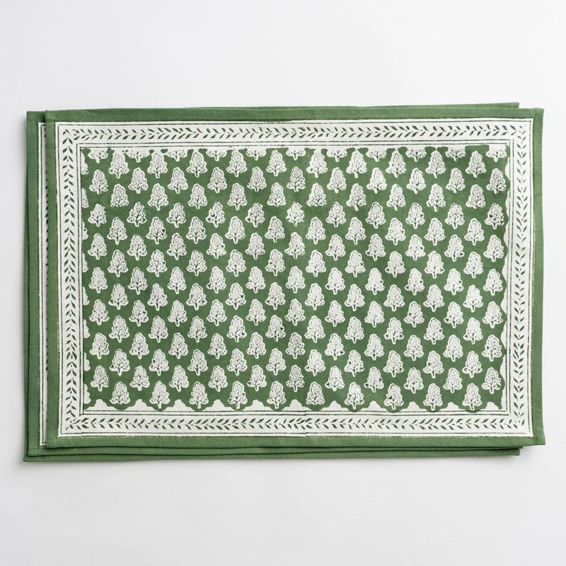 Pom Buti Green Placemats (S/4)