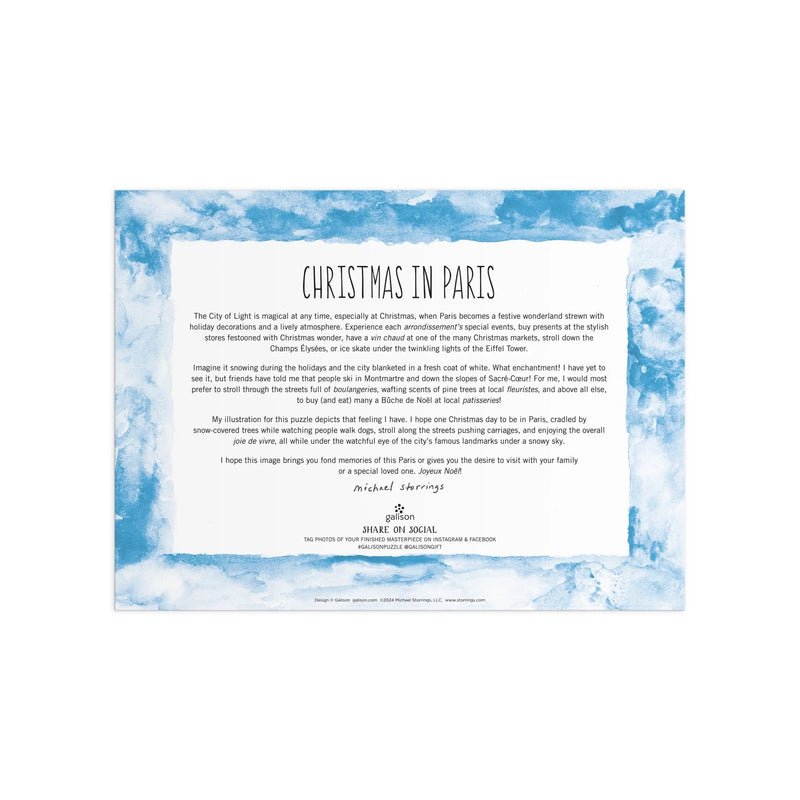 Christmas in Paris Puzzle