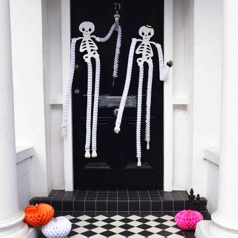 Pumpkin Honeycomb Halloween Decorations - 3 Pack