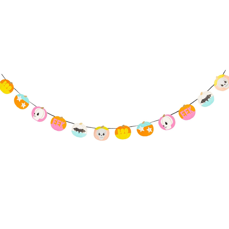 Pumpkin Halloween Garland - 10ft