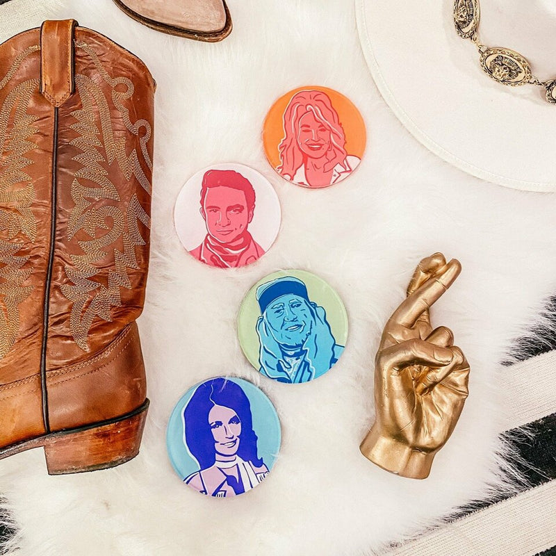 Country Legends Coaster S/4