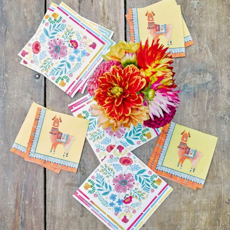 Boho Floral Napkins