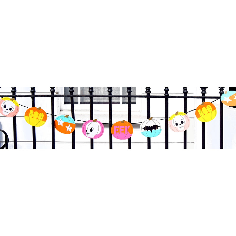 Pumpkin Halloween Garland - 10ft