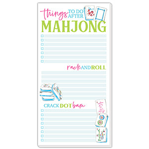 Things To Do After Mahjong Notepad