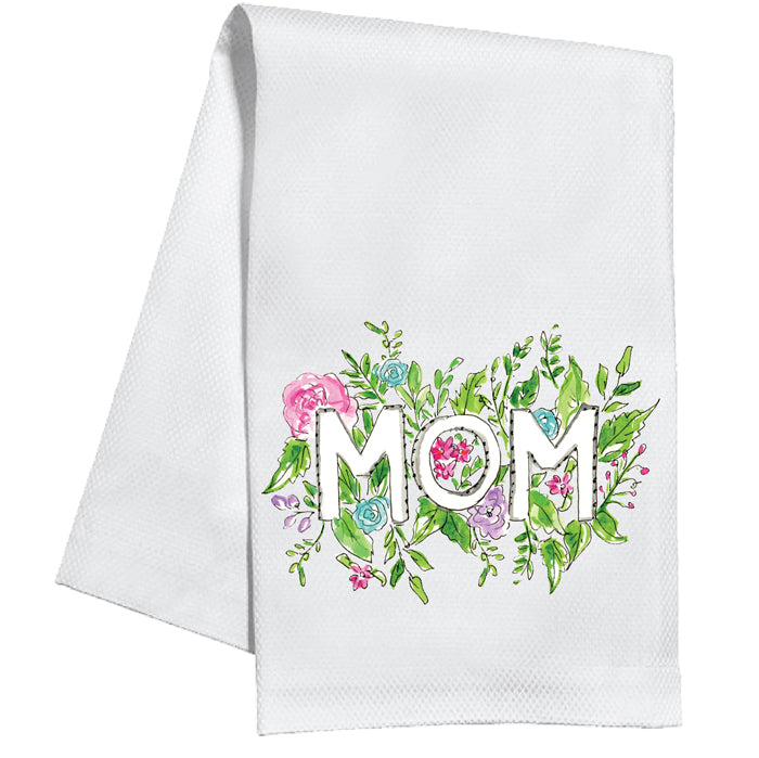 MOM Flowers Kitchen Towel