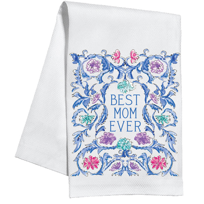 Best Mom Blue Kitchen Towel