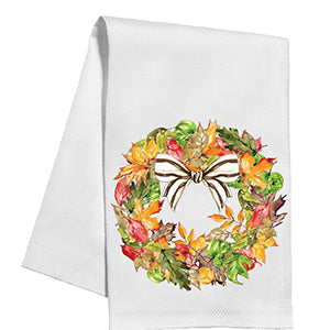 Kitchen Towel- Autumn Wreath