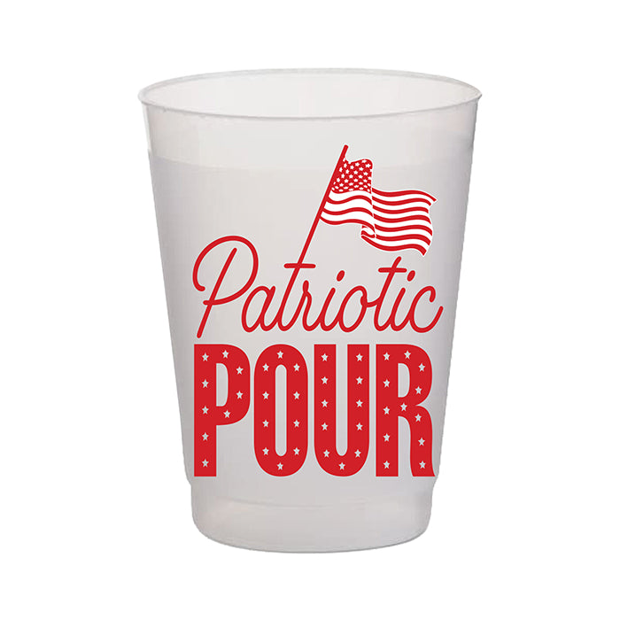 Patriotic Pour Frost Flex Cup S/8