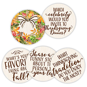 Autumn Conversation Coasters