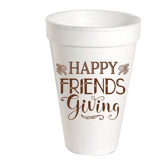 Happy Friendsgiving Styrofoam Cup