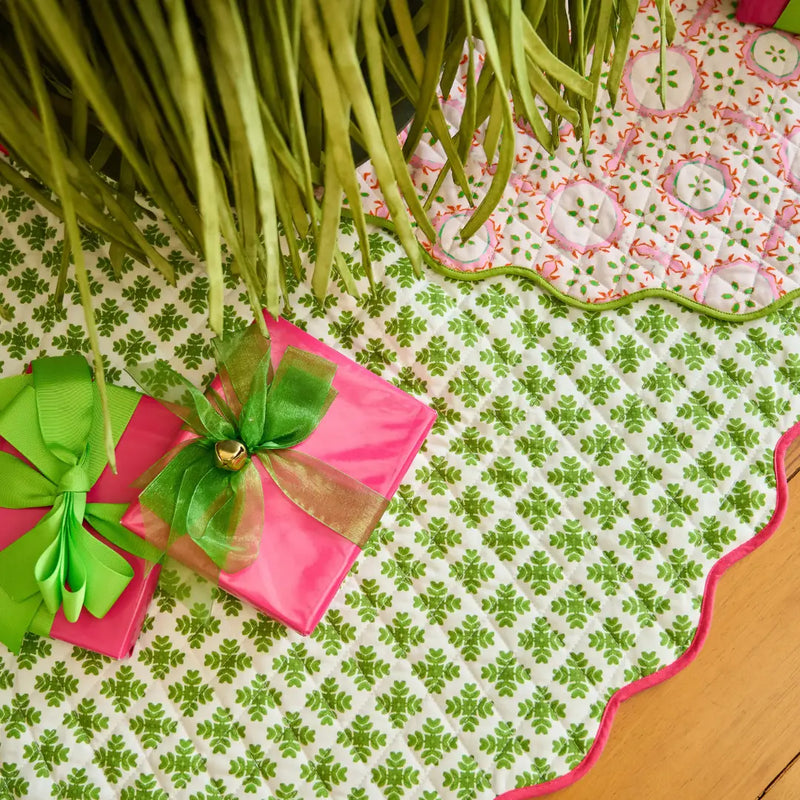 Brushstrokes Green Tree Skirt