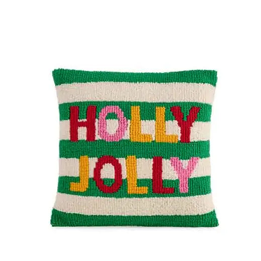Holly Jolly Tufted Pillow