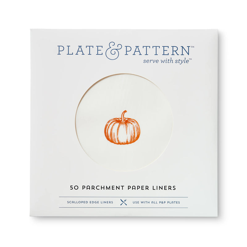 "Pumpkin Spice" Flat Plate Liners