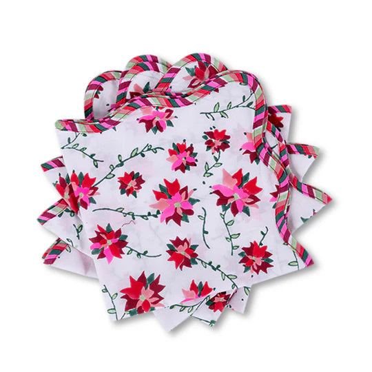 Poinsettia Napkins | Set of 4