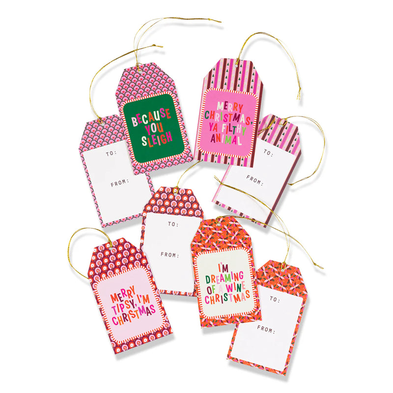 Gift Tag Booze Set | Set of 8