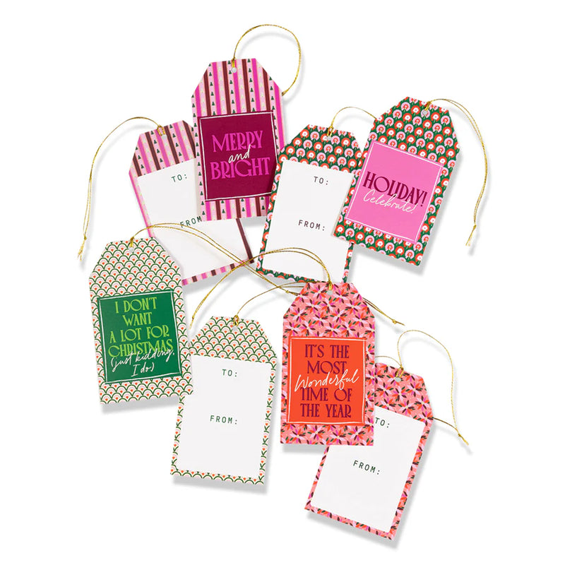 Gift Tag Holiday Classic | Set of 8