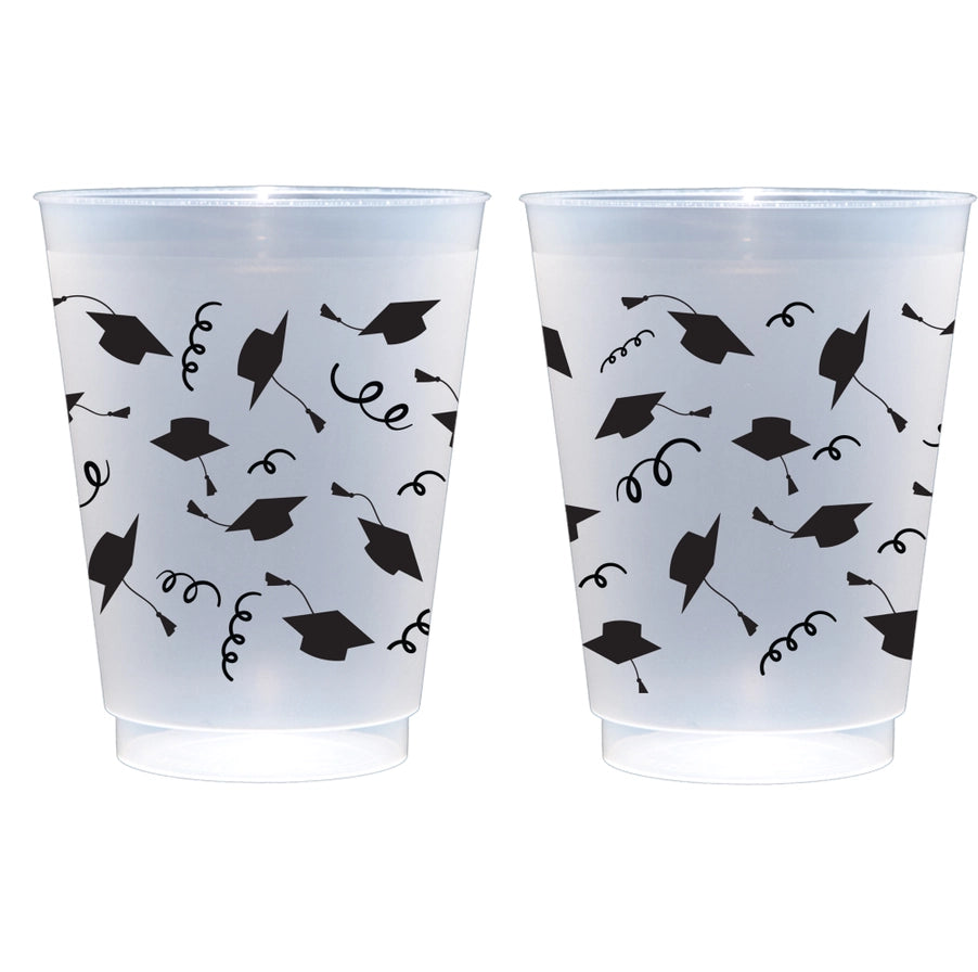 Graduation Hat/Streamers Frosted Cup – Buzz by Bebe