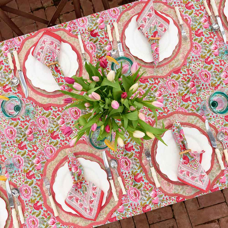 Wildflower Garden 90 Round Tablecloth