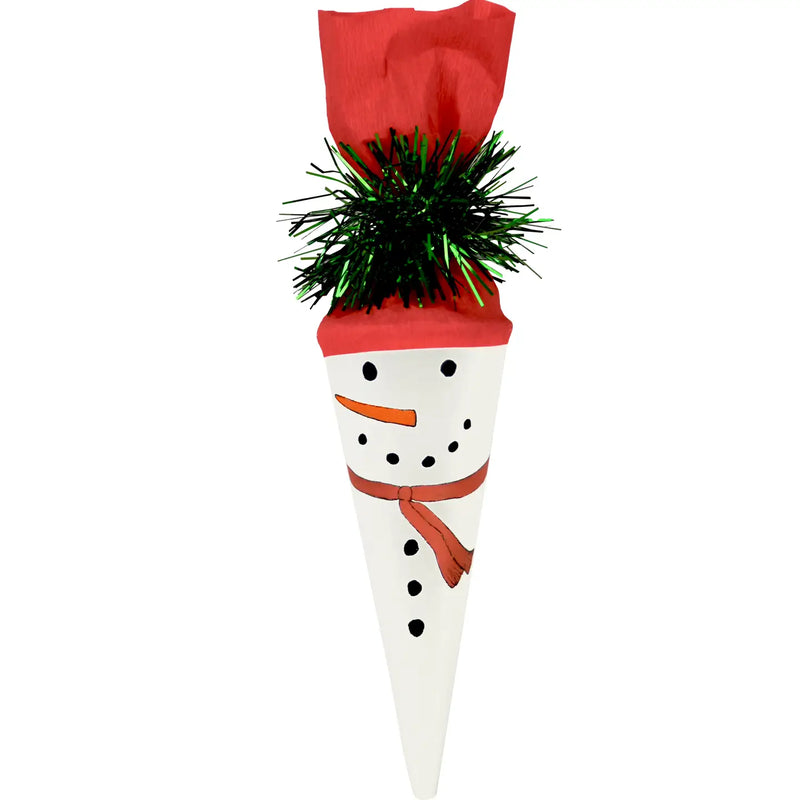 Mini Surprise Cone - Snowman