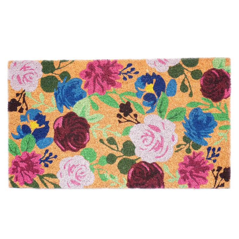 Spring Boho Flowers Doormat (24"x36")
