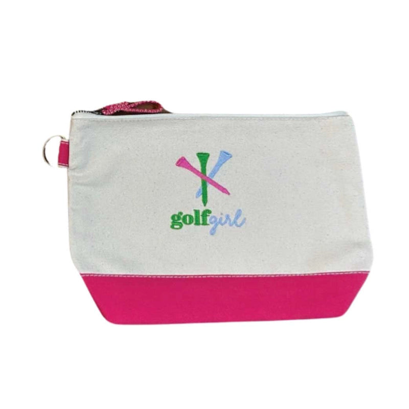Golf Girl Embroidered Bittie Bag