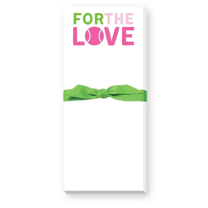 For the Love (Tennis) Skinnie Notepad