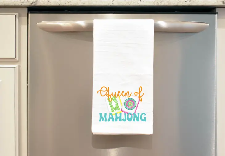 Mahjong Tea Towel (Queen of Mahjong)