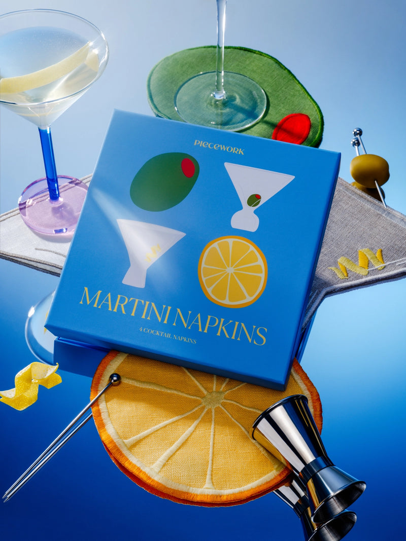 Martini Cocktail Napkins | Set of 4