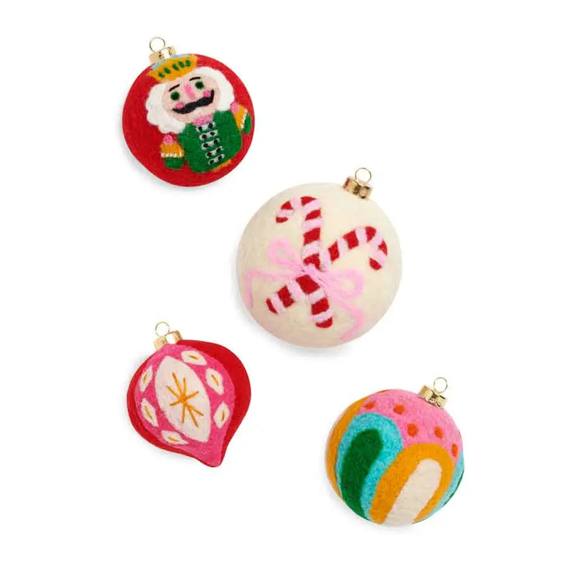 Candy Cane Ornaments Set of 4