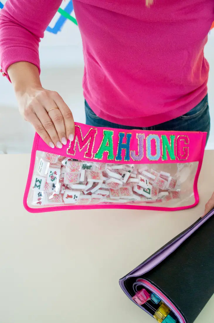 Mahjong Bag (Pink)