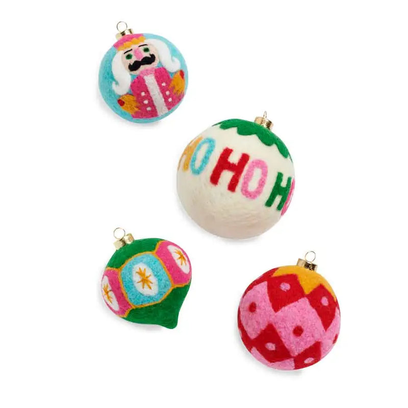 Ho Ho Ho Ornaments Set of 4