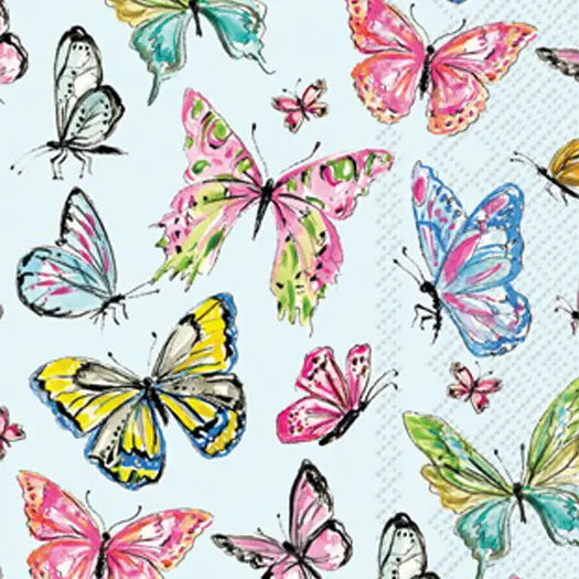 Butterfly Medley Paper Guest Towel