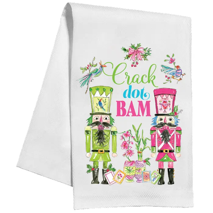 Crack Dot Bam Nutcrackers Hand Towel