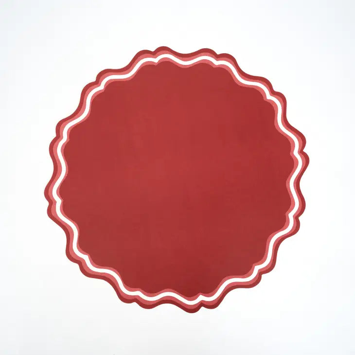 Fancy Scalloped Paper Placemat