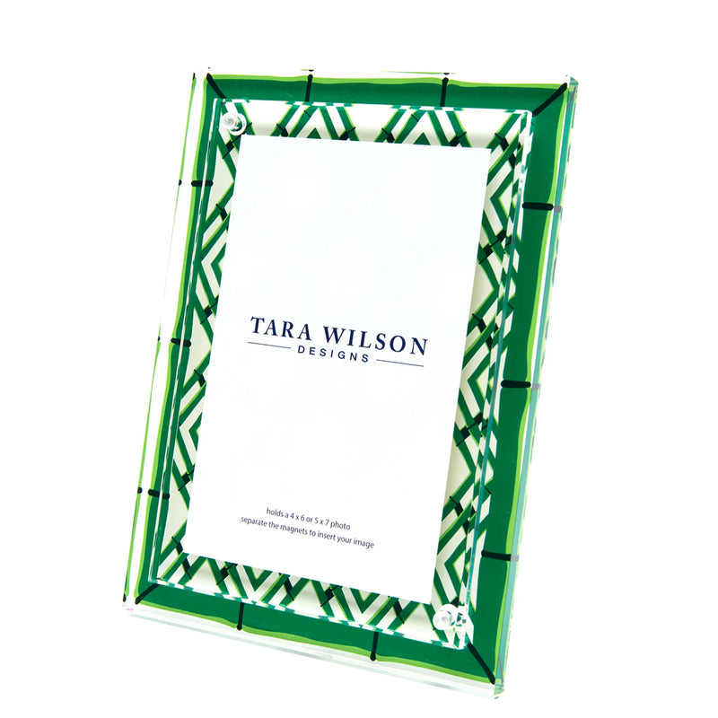 Green Bamboo Acrylic Frame