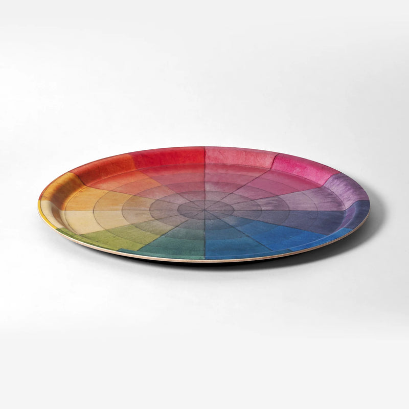 Birchwood Tray - Philipp Otto Runge Color Wheel