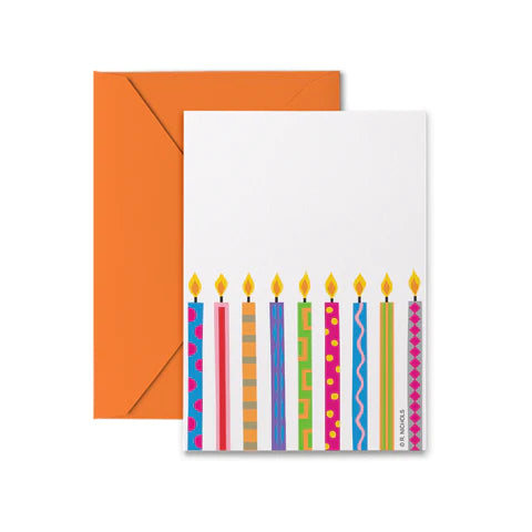 Birthday Candles Box of 10 Gift Tags w/ Envelopes