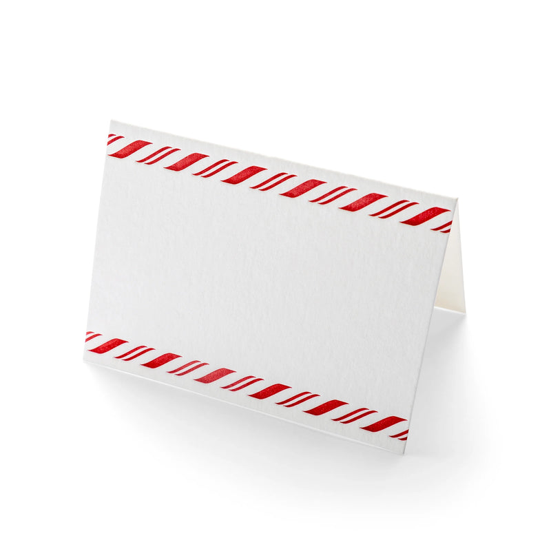 Candy Cane Border Place Cards