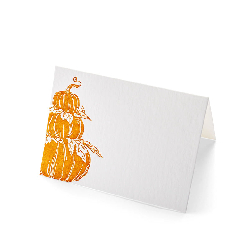 Pumpkin Place Cards