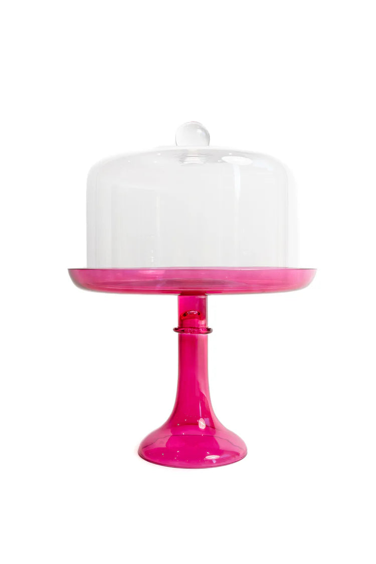 Estelle Cake Stand (Fuchsia)