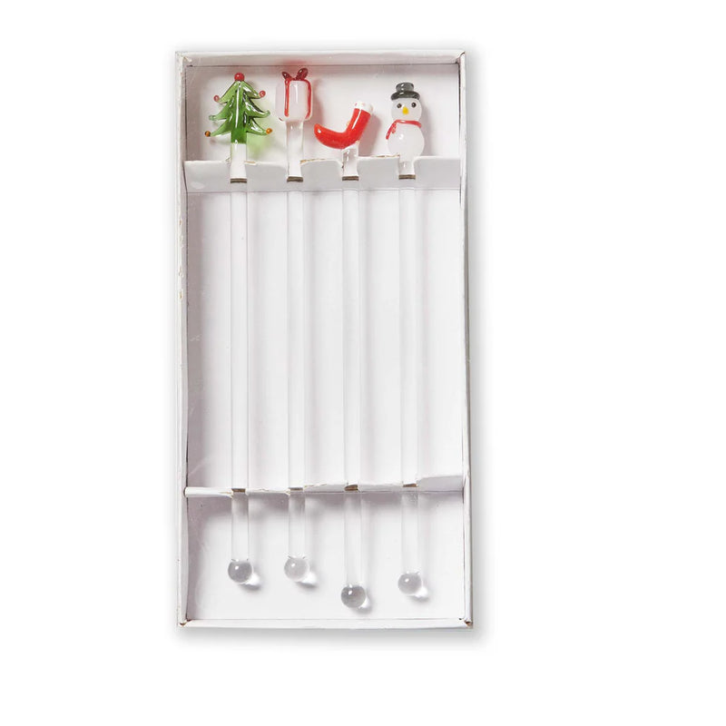 Holiday Cheer Swizzle Sticks (Set of 4)