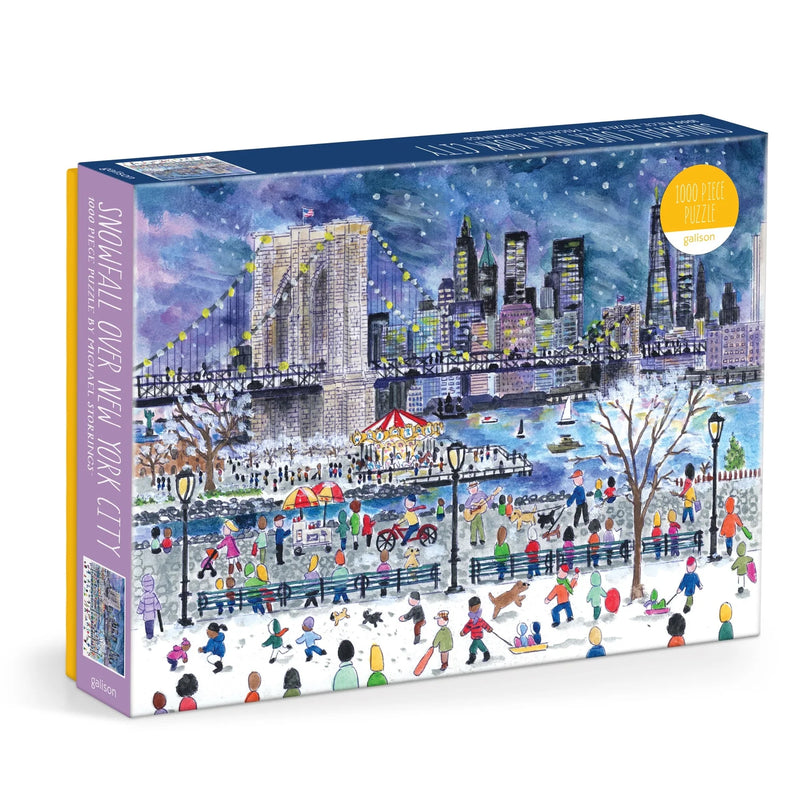 Snowfall Over New York City Puzzle
