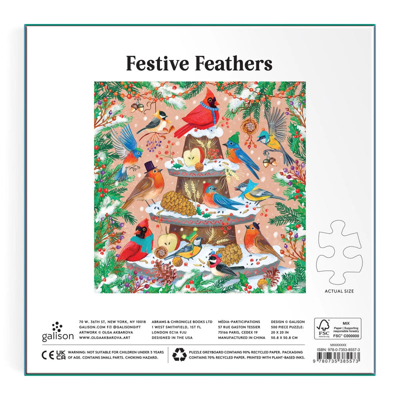 Festive Feathers Foil Puzzle
