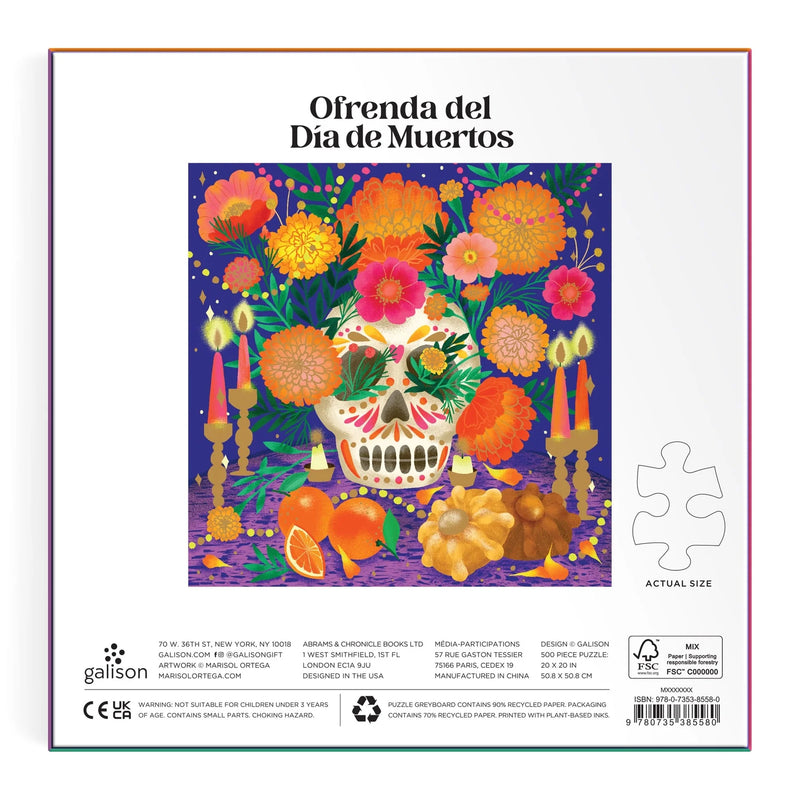 Ofrenda del Día de Muertos Foil Puzzle