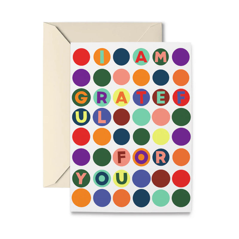 Grateful For You Greeting Card